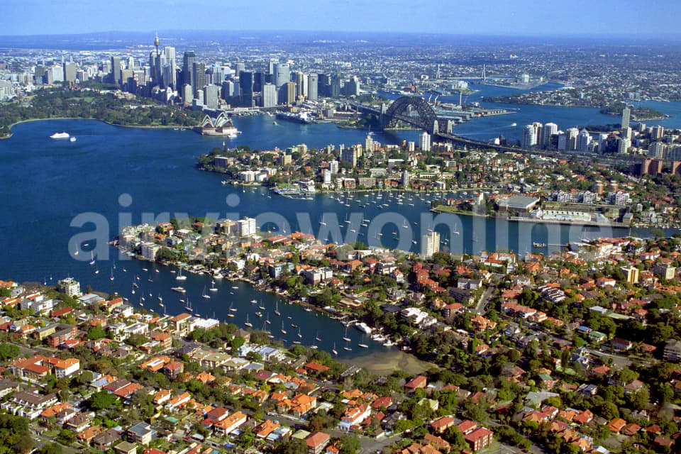 Aerial Image of Cremorne and Kurraba Point