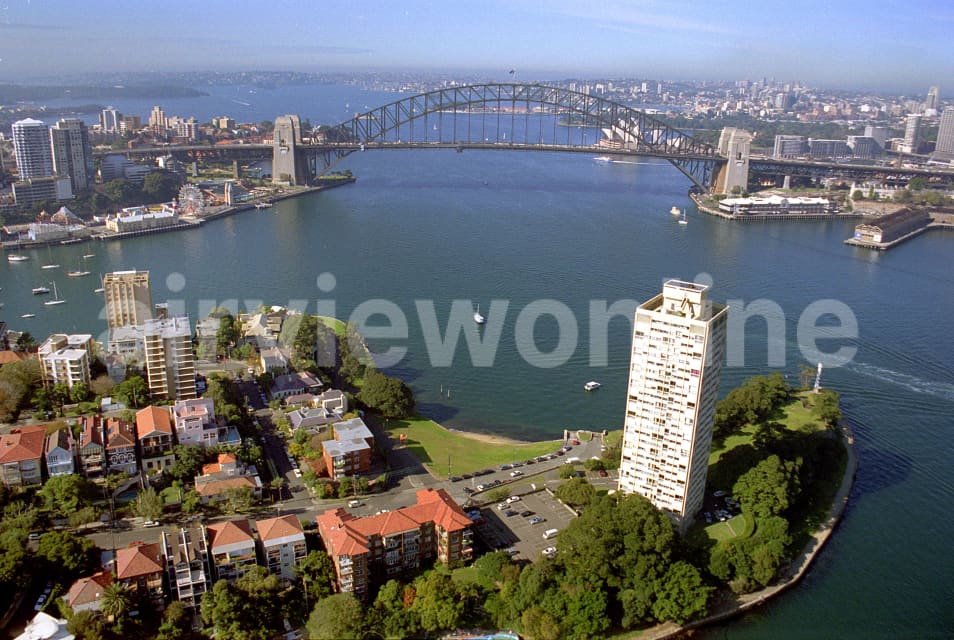 Aerial Image of McMahons Point and the Harbour Bridge