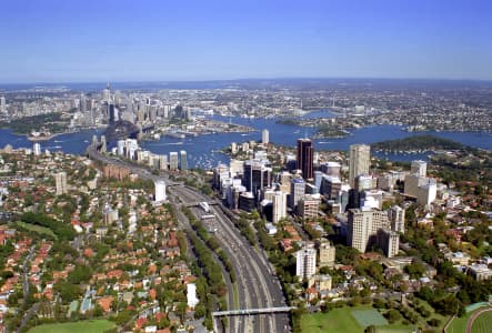 Aerial Image of NORTH SYDNEY AND NEUTRAL BAY.