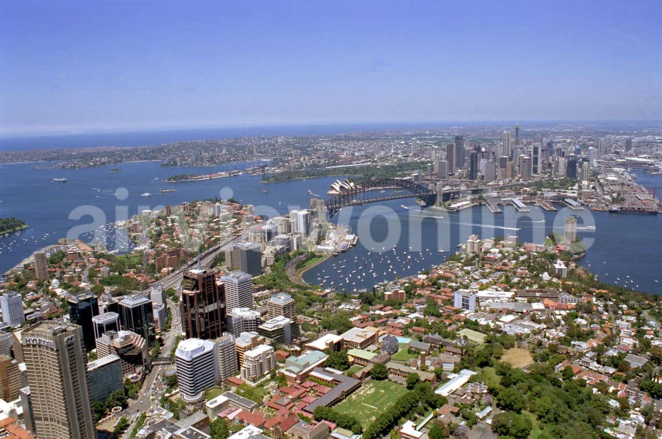Aerial Image of North Sydney to the City