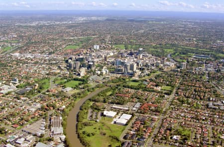 Aerial Image of PARRAMATTA CITY TO THE MOUNTAINS.
