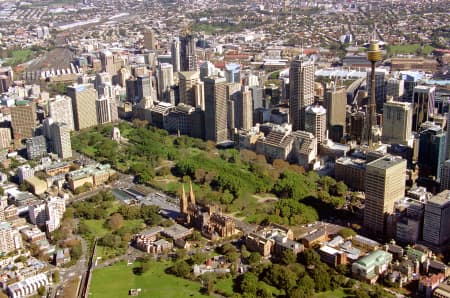 Aerial Image of SYDNEY CBD AND HYDE PARK.