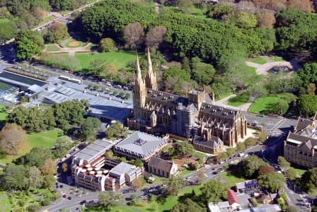 Aerial Image of SAINT MARY\'S CATHEDRAL.