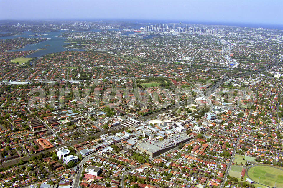 Aerial Image of Ashfield to the City