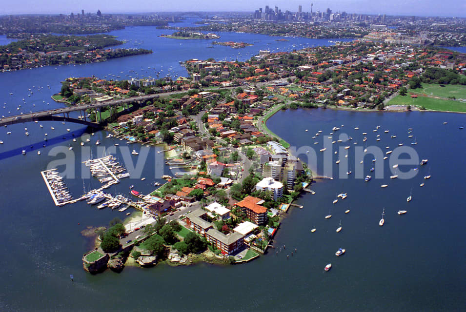 Aerial Image of Five Dock Point to Drummoyne