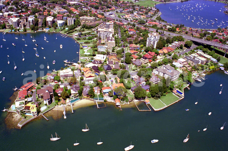 Aerial Image of Wrights Point and Drummoyne Bay