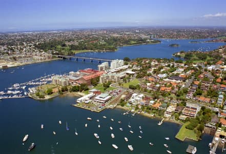 Aerial Image of DRUMMOYNE TO IRON COVE.