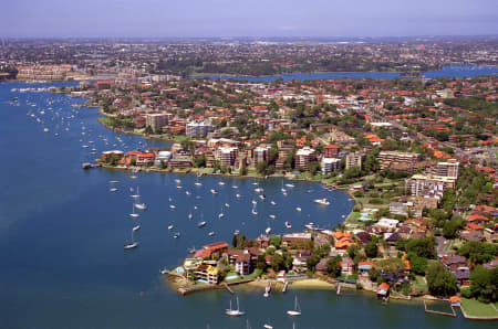 Aerial Image of DRUMMOYNE BAY.