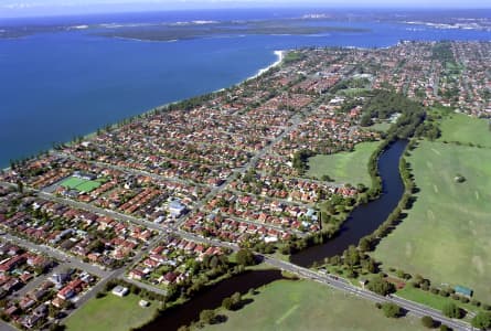 Aerial Image of MONTEREY AND RAMSGATE BEACH.