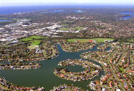 Aerial Image of SYLVANIA WATERS