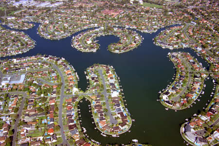 Aerial Image of SYLVANIA WATERS