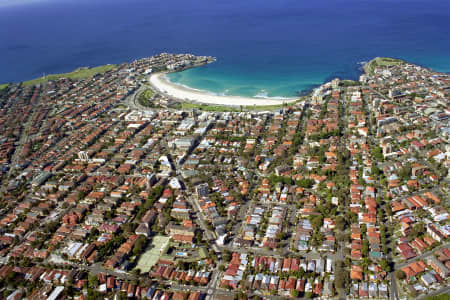 Aerial Image of BONDI TO BONDI BEACH.