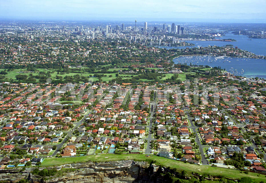 Aerial Image of Dover Heights to City