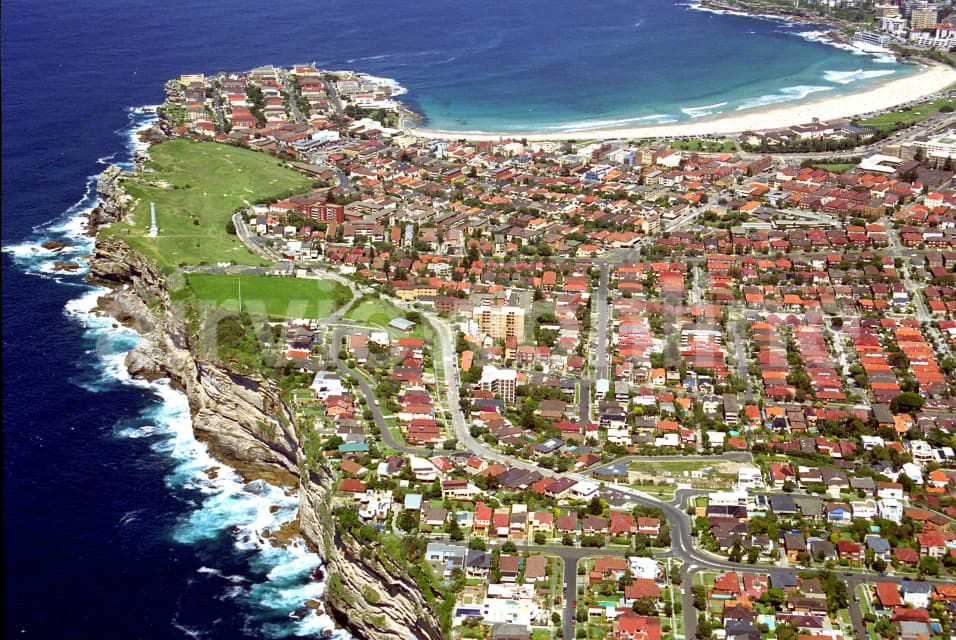 Aerial Image of North Bondi to the beach