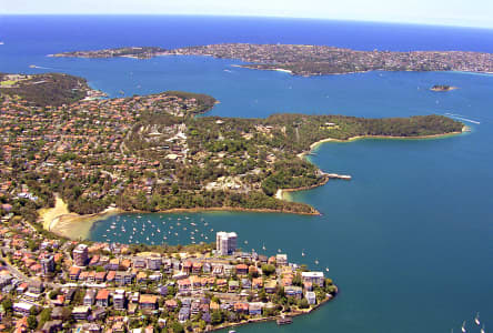 Aerial Image of CURRAGHBEENA POINT AND LITTLE SIRIUS COVE