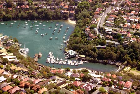 Aerial Image of MOSMAN WHARF  AND MOSMAN BAY