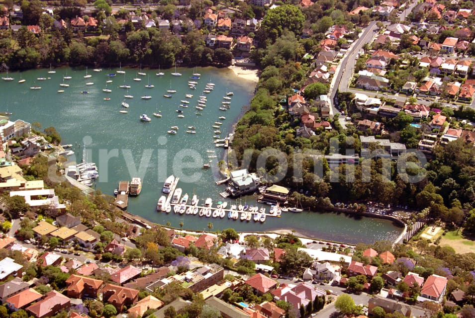 Aerial Image of Mosman Wharf  and Mosman Bay