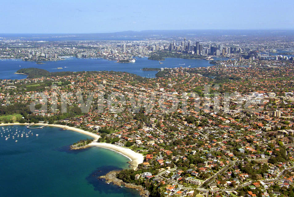 Aerial Image of Balmoral Beach and Mosman