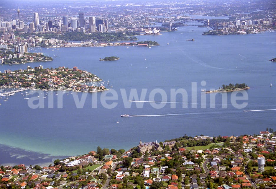 Aerial Image of Vaucluse to Sydney City