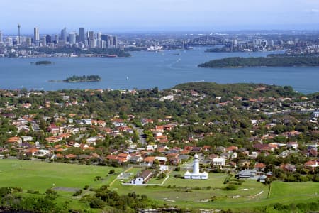 Aerial Image of MACQUARIE LIGHTHOUSE TO SYDNEY CITY