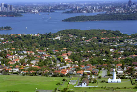 Aerial Image of MACQUARIE LIGHTHOUSE TO SYDNEY HARBOUR