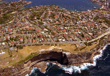 Aerial Image of ACROSS THE CLIFFS TO VAUCLUSE AND WATSONS BAY