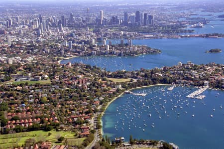Aerial Image of ROSE BAY TO THE CITY