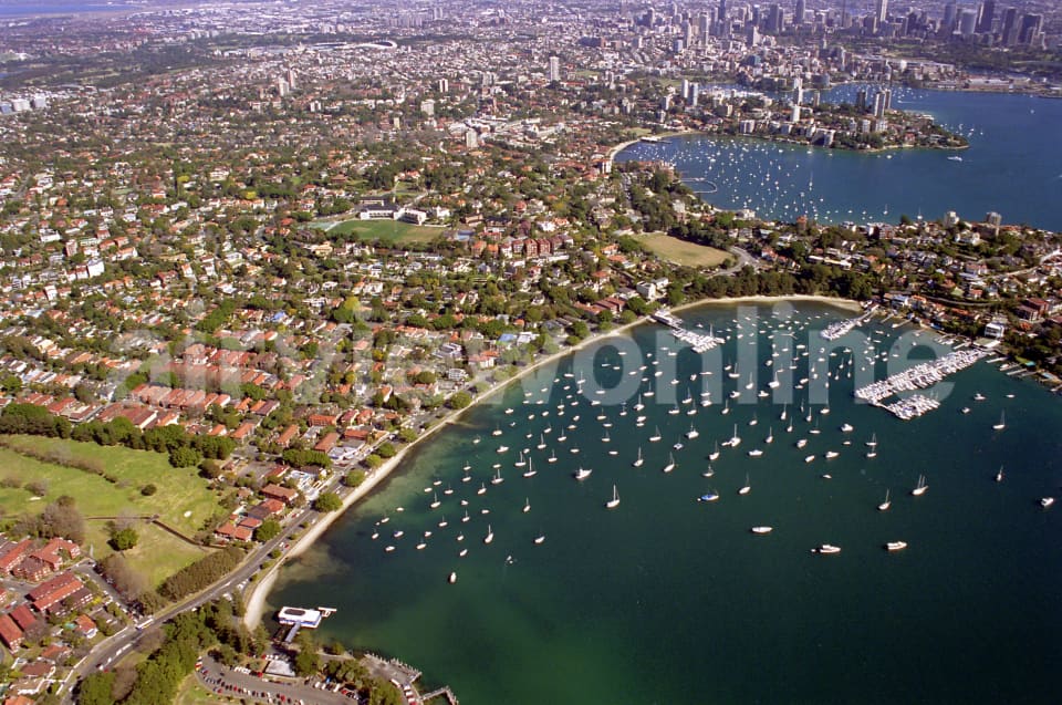 Aerial Image of Rose Bay and Bellevue Hill
