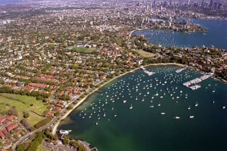 Aerial Image of ROSE BAY AND BELLEVUE HILL