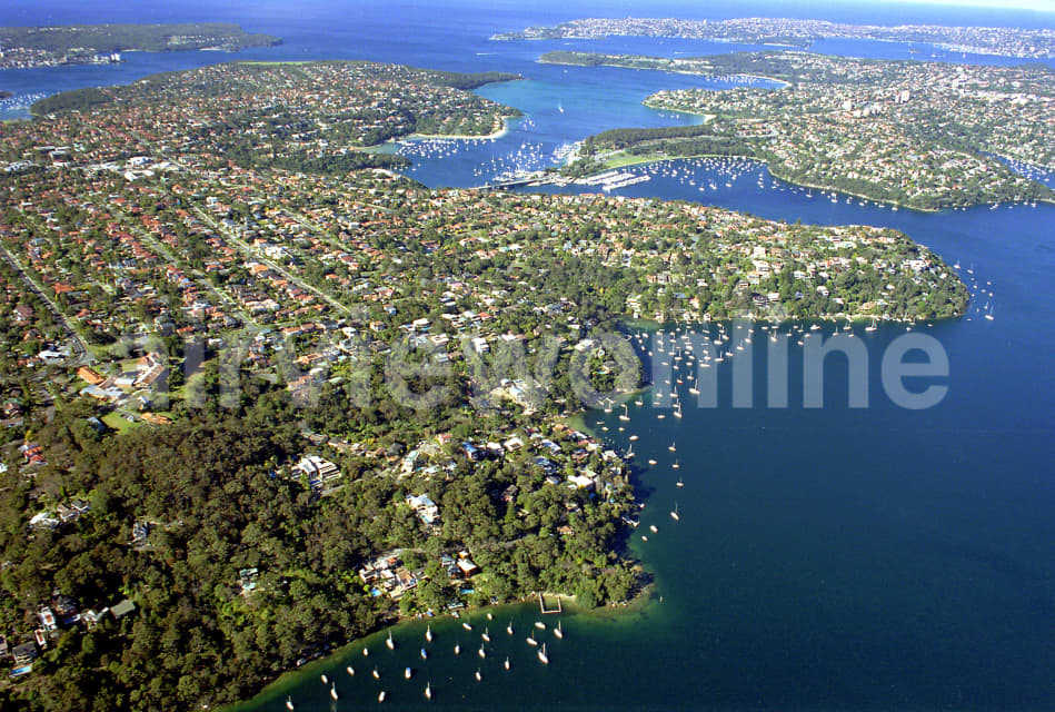 Aerial Image of Middle Harbour and Pickering Point