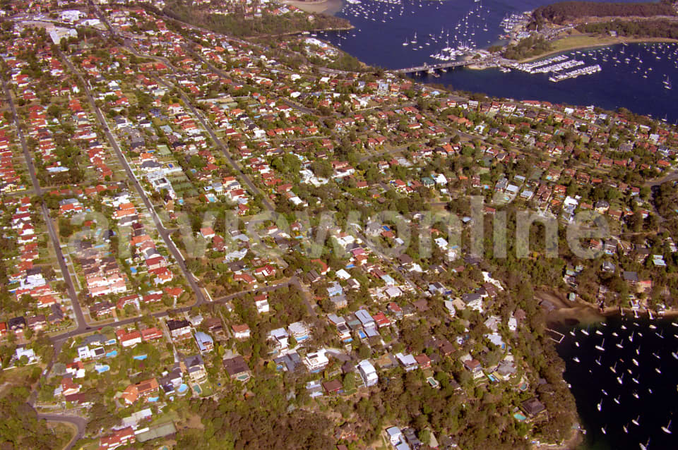 Aerial Image of Middle Harbour, Seaforth and The Spit