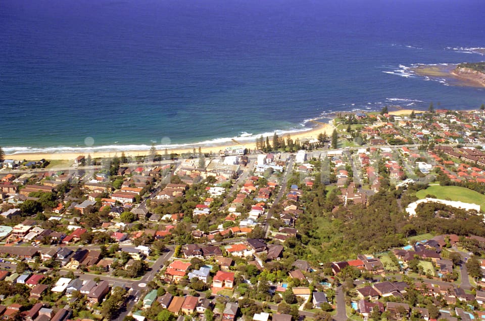 Aerial Image of Collaroy Plateau to the ocean