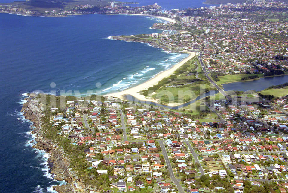 Aerial Image of Dee Why Head to Manly
