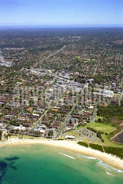 Aerial Image of Dee Why Beach to Dee Why business
