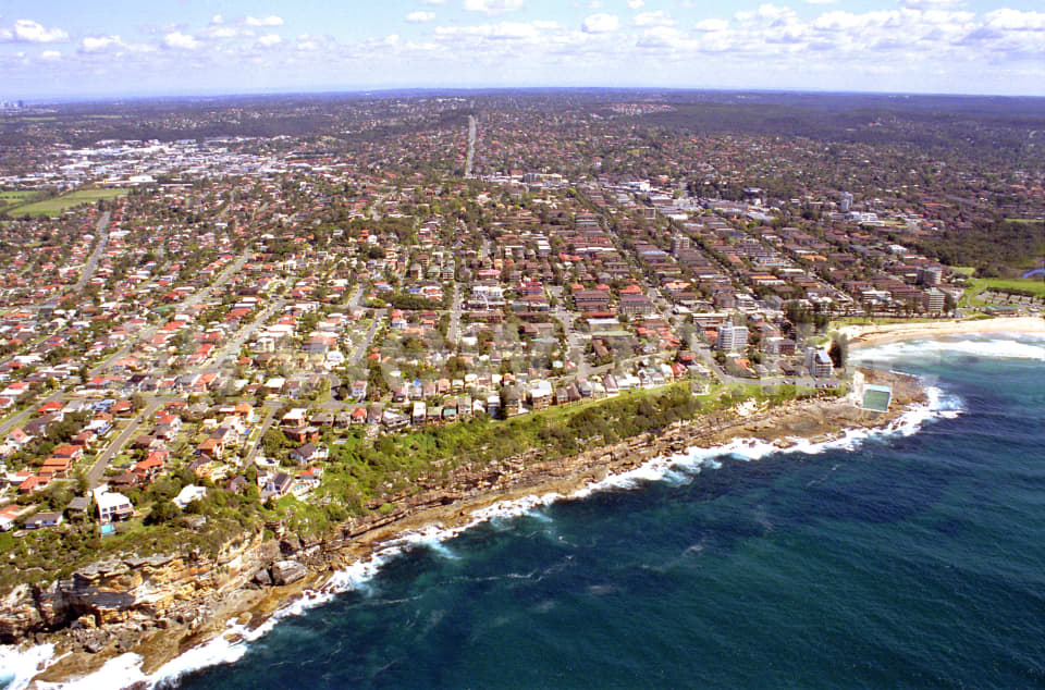 Aerial Image of Dee Why Headland and beach