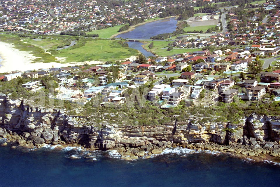 Aerial Image of Dee Why Headland to Curl Curl Lagoon