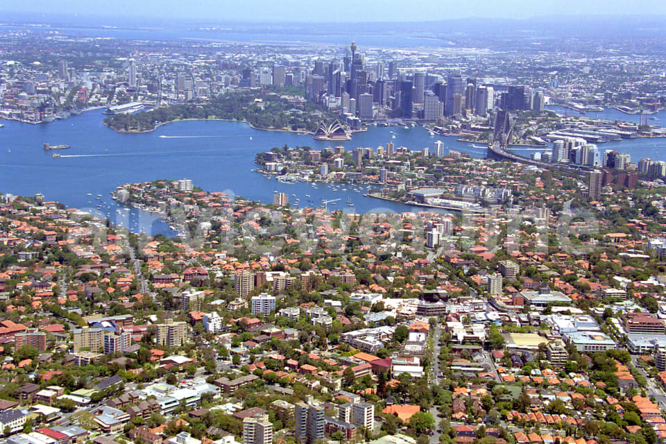 Aerial Image of Neutral Bay and Cremorne