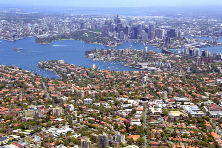 Aerial Image of NEUTRAL BAY AND CREMORNE