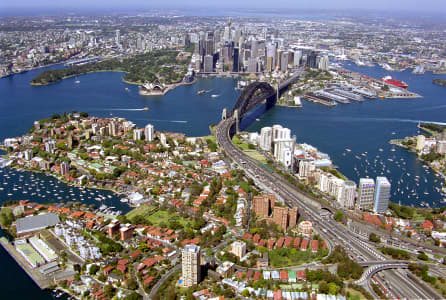 Aerial Image of KIRRIBILLI AND MILSONS POINT