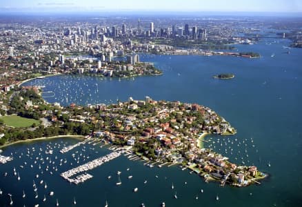 Aerial Image of POINT PIPER