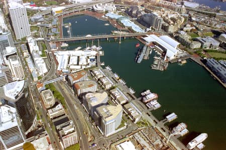 Aerial Image of KING STREET WHARF AND DARLING HARBOUR.