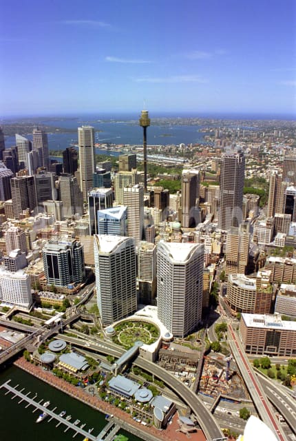 Aerial Image of IBM and Nestle tower Sydney