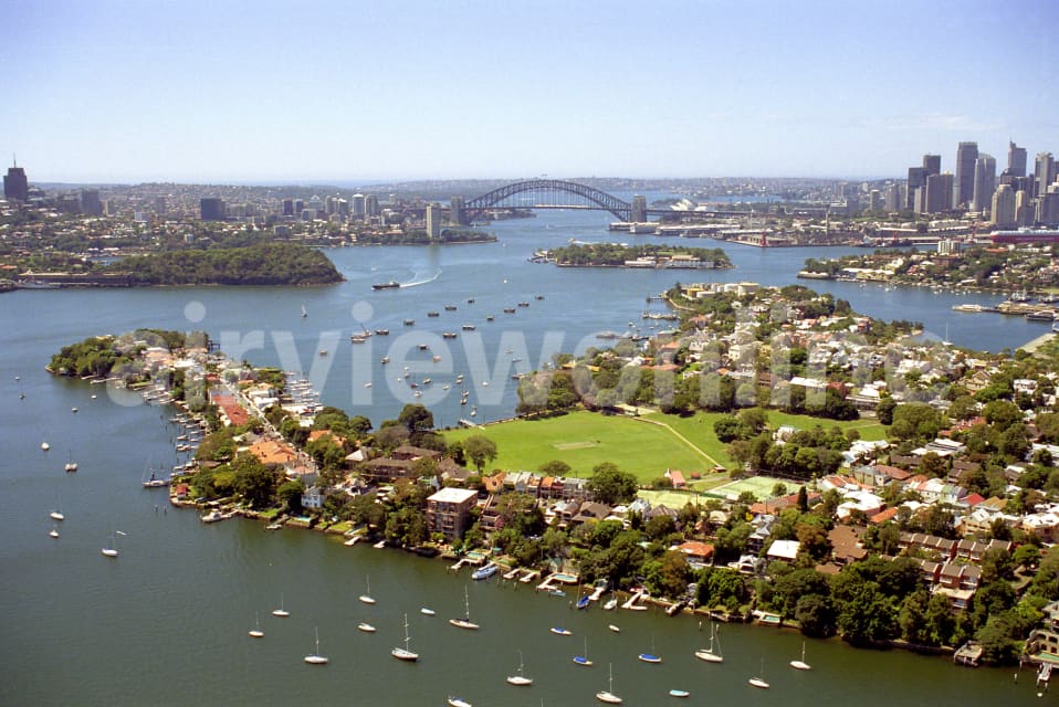 Aerial Image of Looking east over Birchgrove Park
