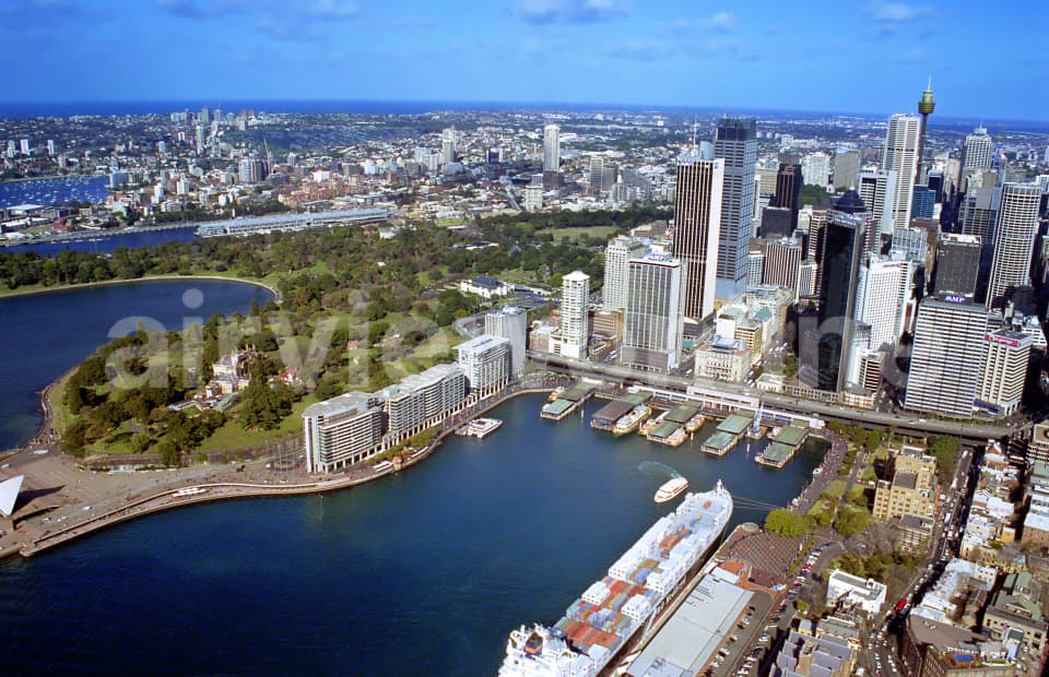 Aerial Image of South east over Circular Quay