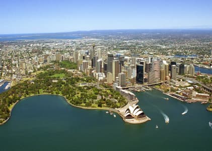 Aerial Image of OPERA HOUSE AND CIRCULAR QUAY