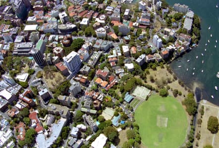 Aerial Image of RUSHCUTTERS BAY PARK