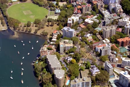 Aerial Image of RUSHCUTTERS BAY