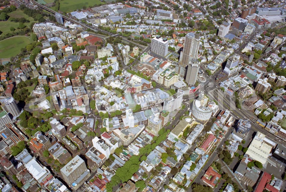 Aerial Image of Darlinghurst and Kings Cross