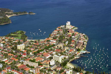 Aerial Image of MANLY POINT AND LITTLE MANLY  COVE