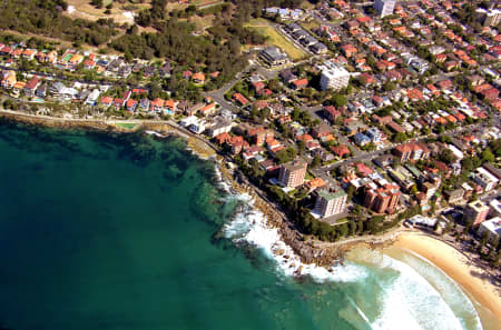 Aerial Image of MANLY BEACH AND FAIRY BOWER